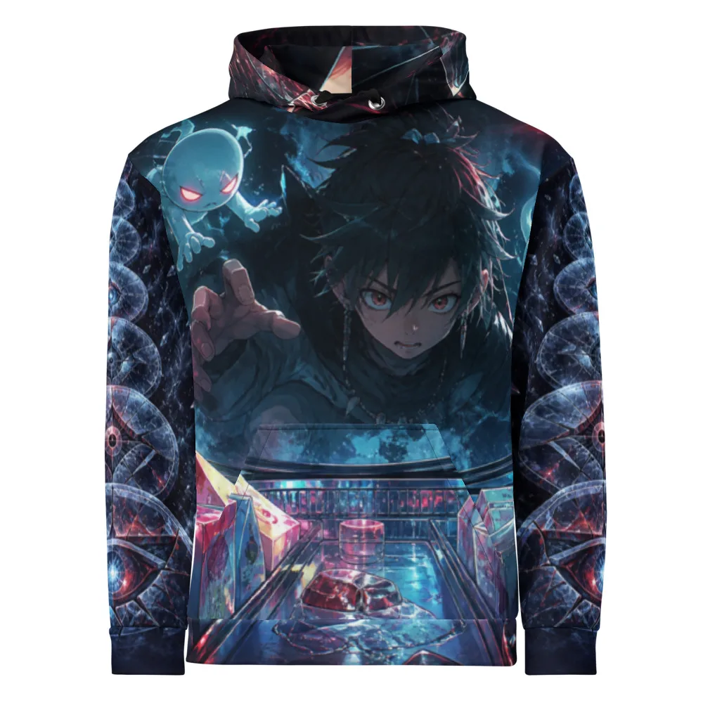 Anirova Mirror Snack Jutsu — All-Over Print Hoodie — Ansicht 1