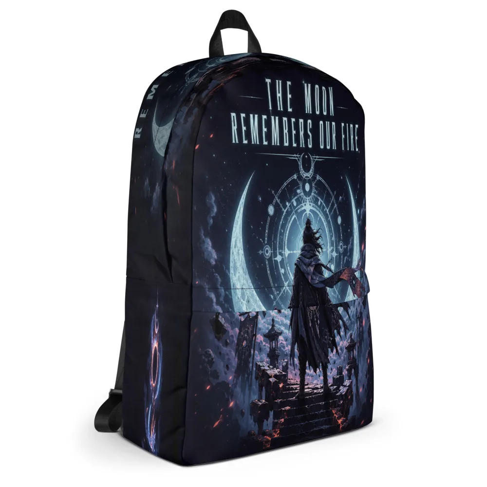 Anirova Moonlit Ronin — All-Over Backpack — Ansicht 3