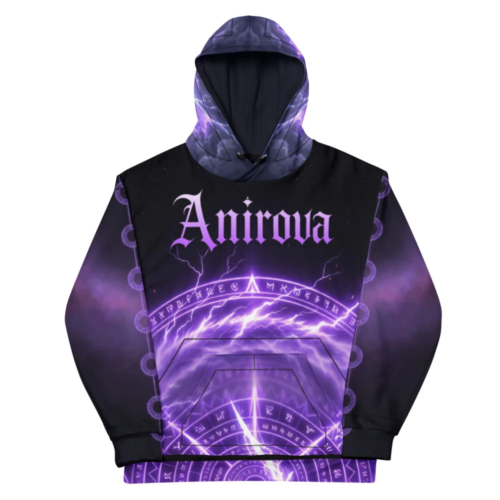 Anirova Blitz — All-Over Print Hoodie — Ansicht 1