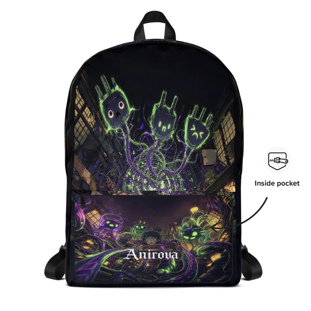 Anirova Summon Tech Support — All-Over Backpack — Ansicht 4