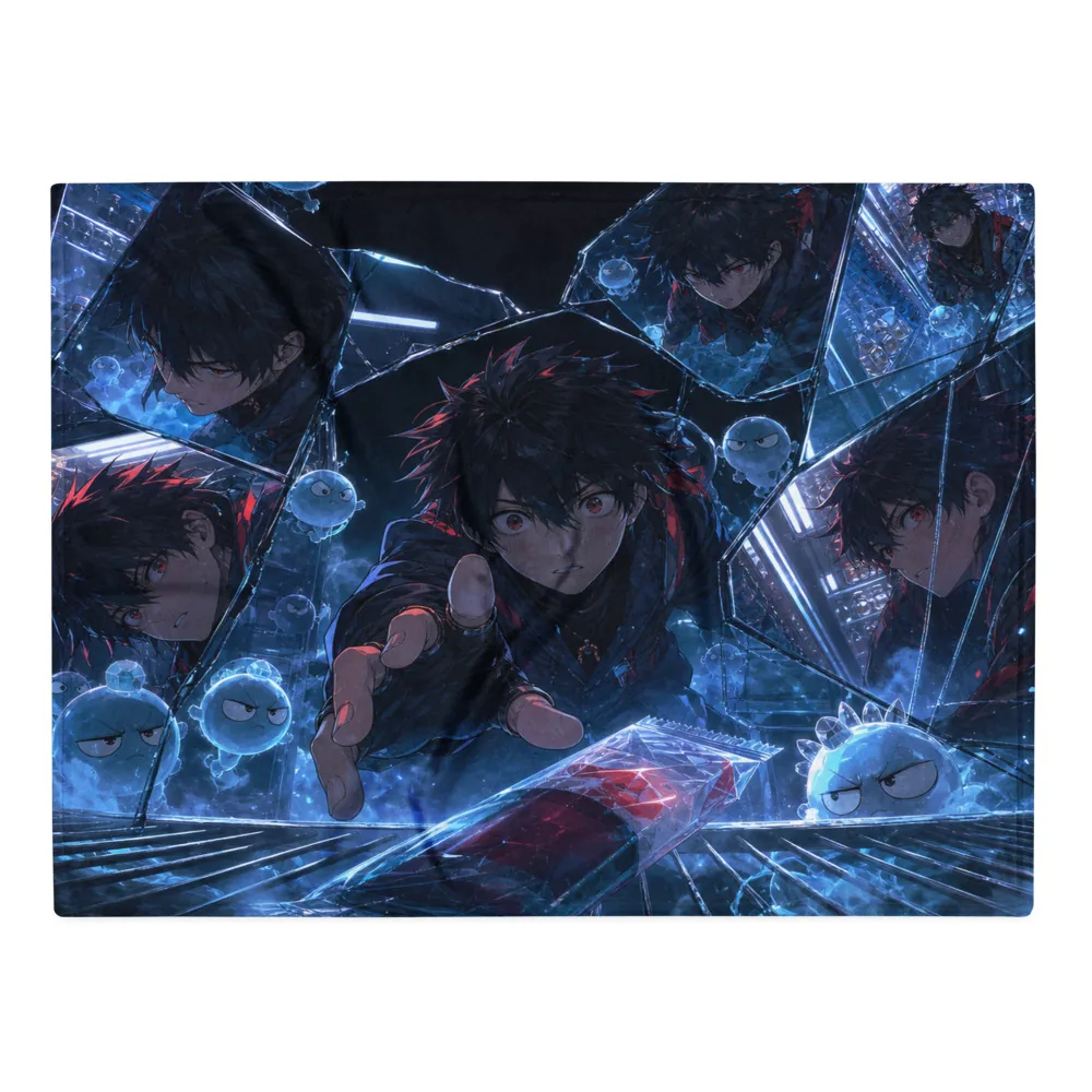 Anirova Mirror Snack Jutsu — Throw Blanket — Ansicht 2