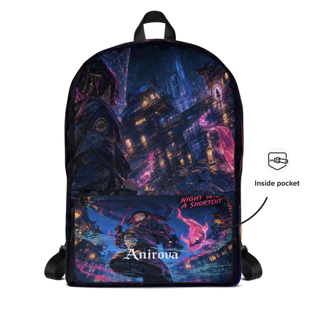 Anirova Koi Parallax — All-Over Backpack — Ansicht 4