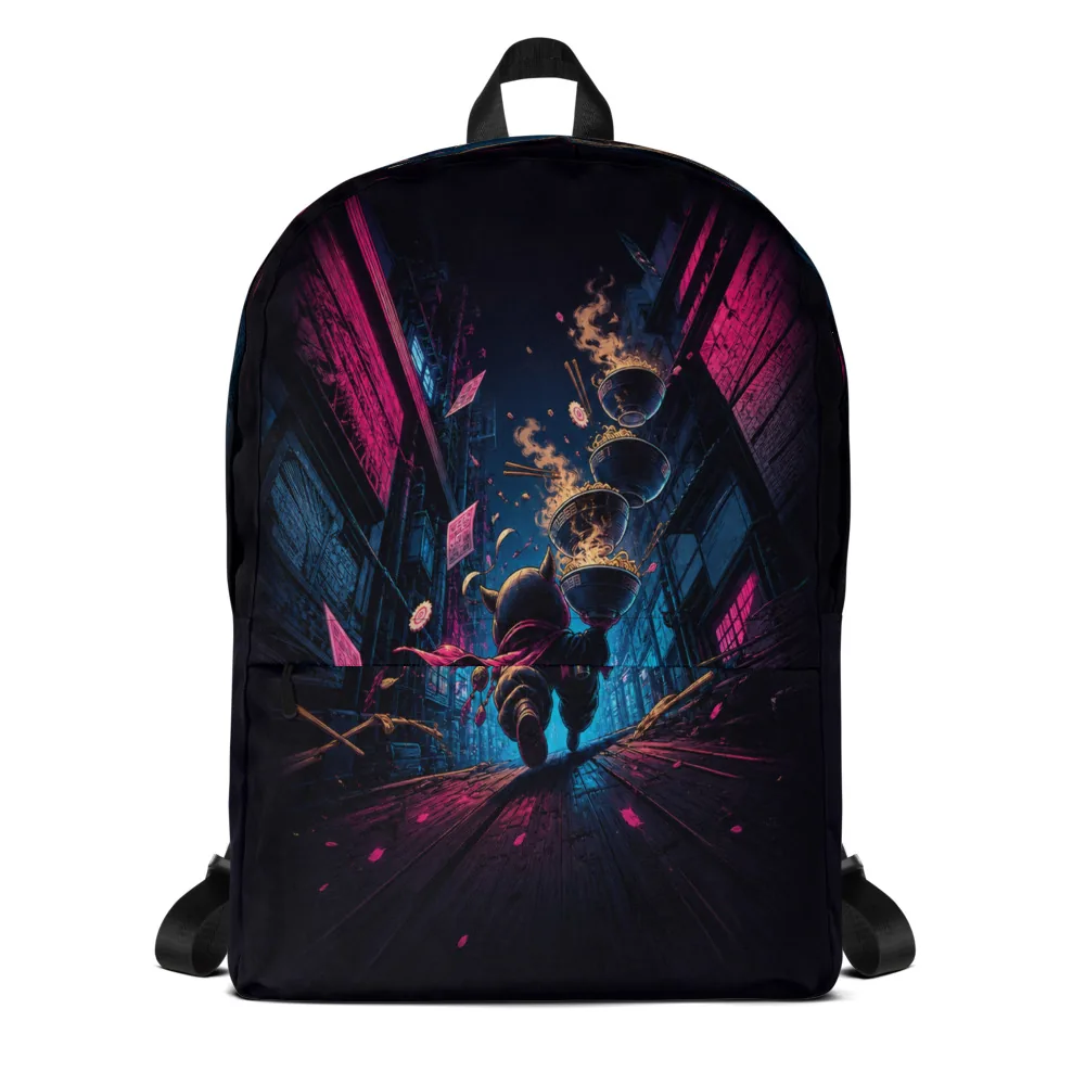 Anirova Sidequest Ramen — All-Over Backpack