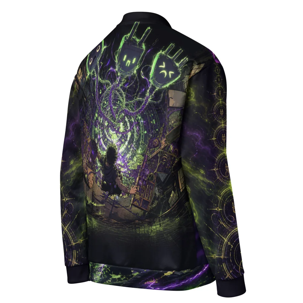 Anirova Summon Tech Support — All-Over Bomber Jacket — Ansicht 4