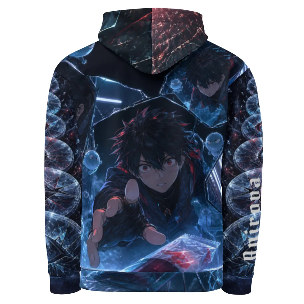 Anirova Mirror Snack Jutsu — All-Over Print Hoodie — Ansicht 2