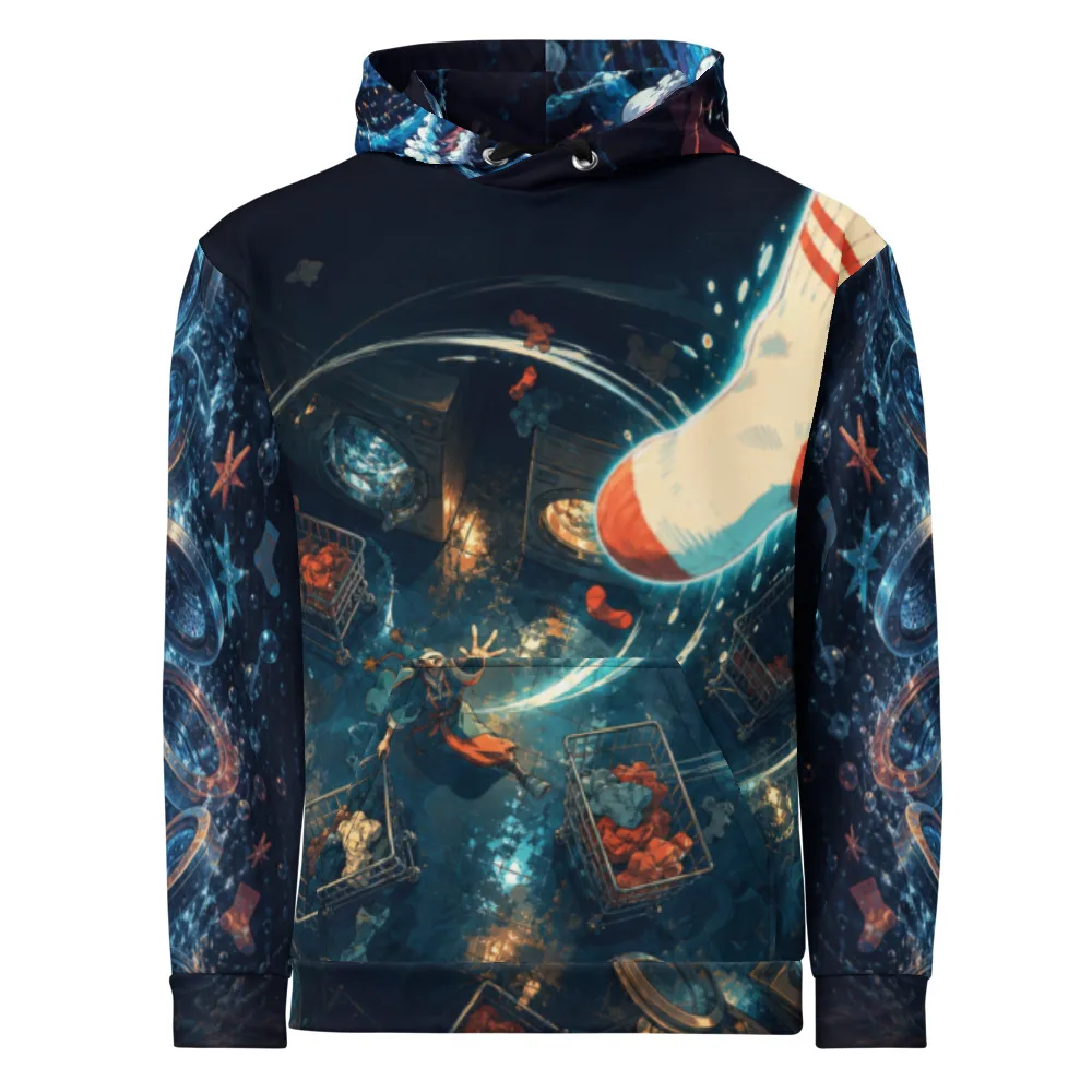 Anirova Laundry Kaiju Cycle — All-Over Print Hoodie — Ansicht 1