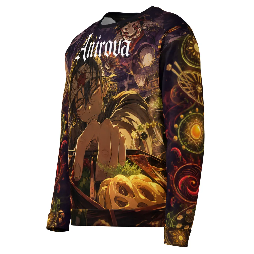 Anirova Midnight Bento Boss — Recycled All-Over Sweatshirt — Ansicht 3