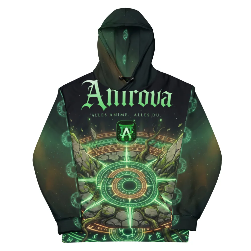 Anirova Erde — All-Over Print Hoodie — Ansicht 1