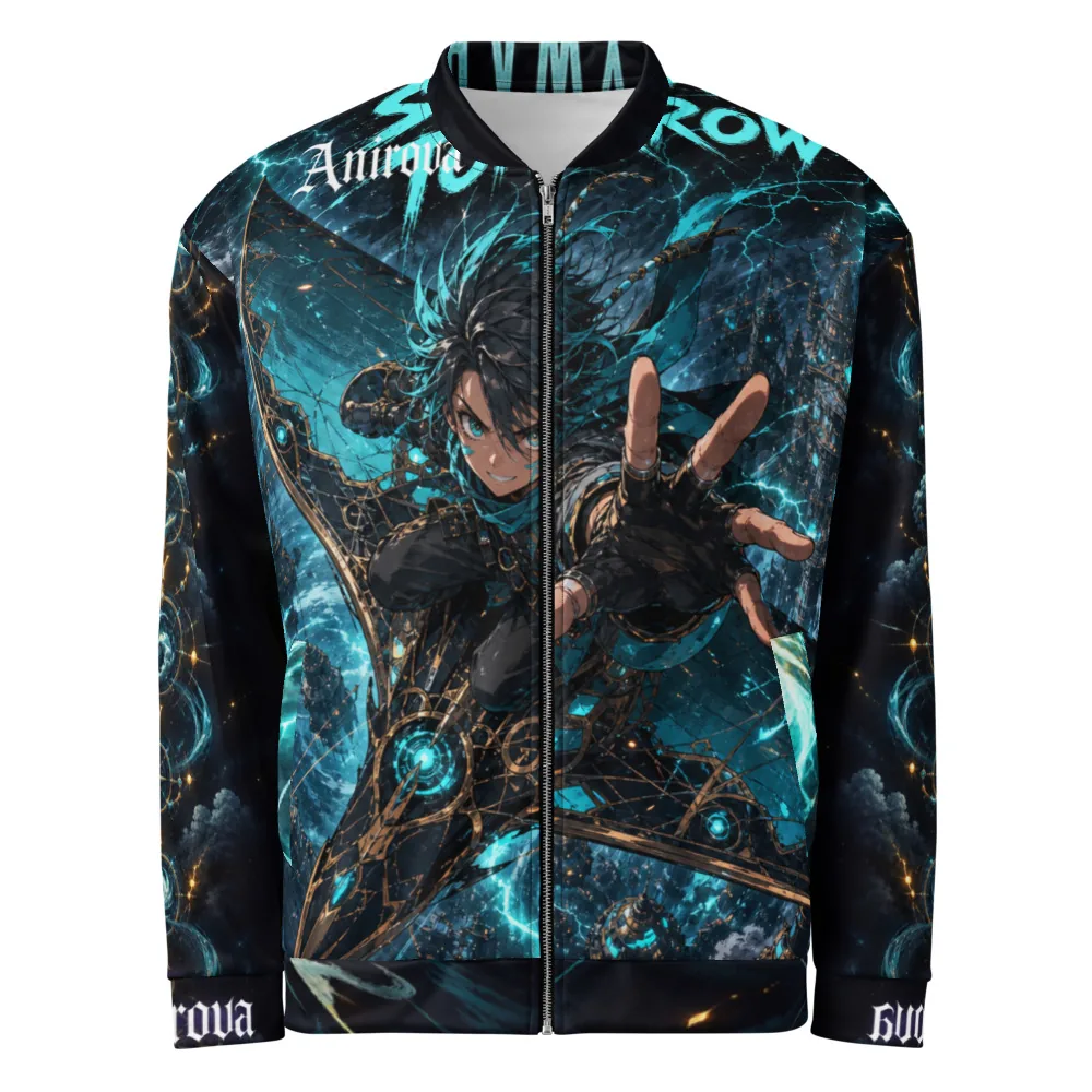 Anirova Stormbound Courier — All-Over Bomber Jacket