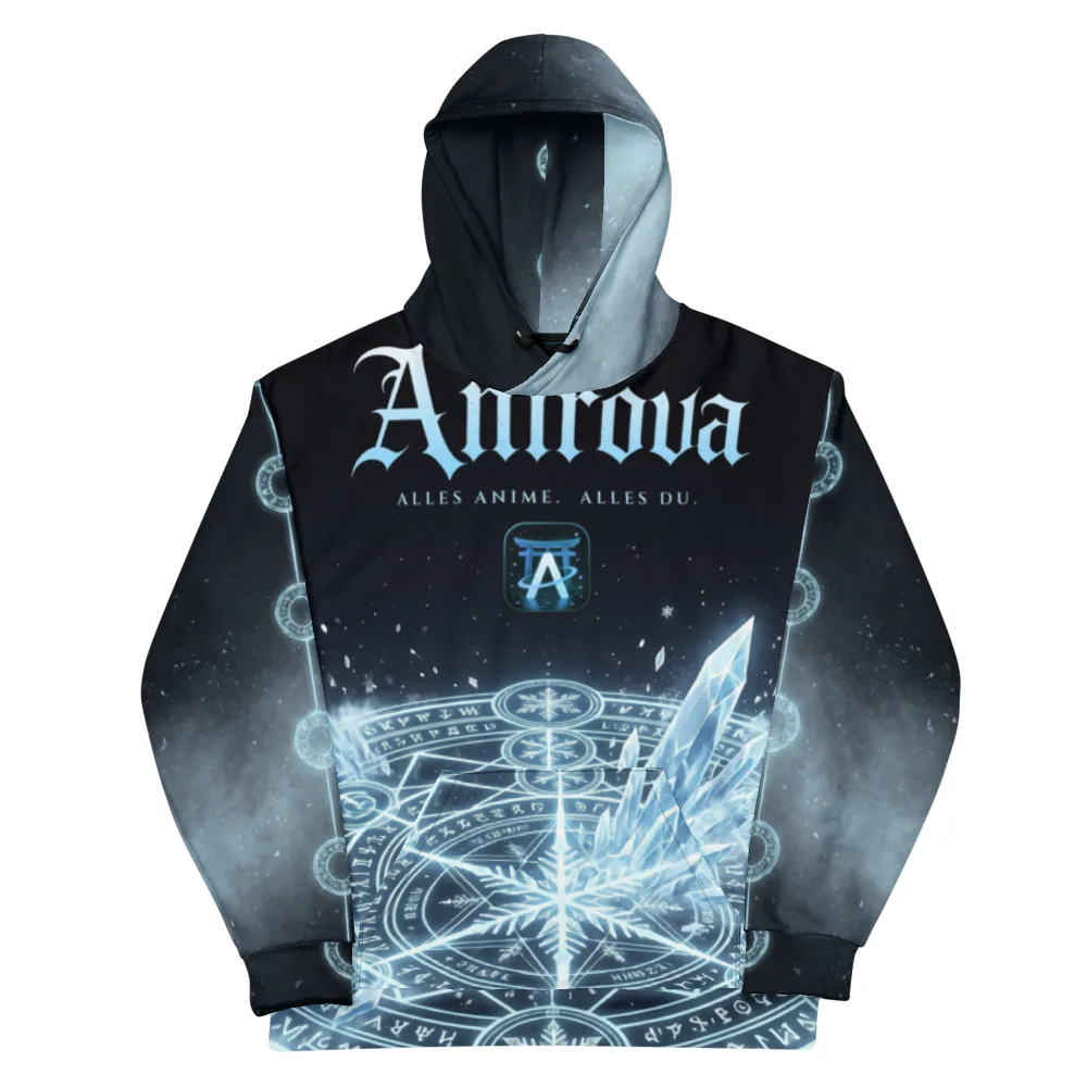 Anirova Eis — All-Over Print Hoodie — Ansicht 1