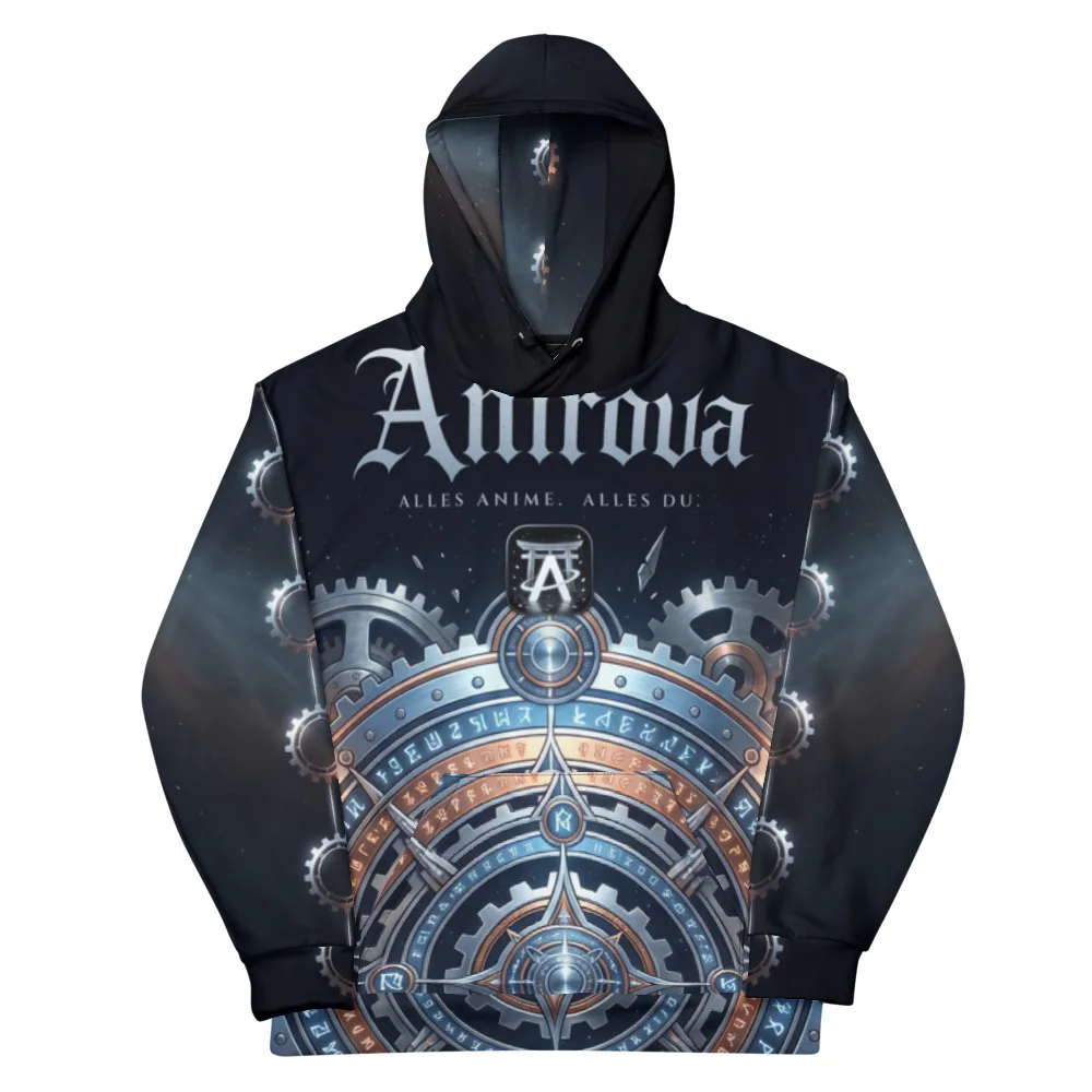 Anirova Metall — All-Over Print Hoodie — Ansicht 1