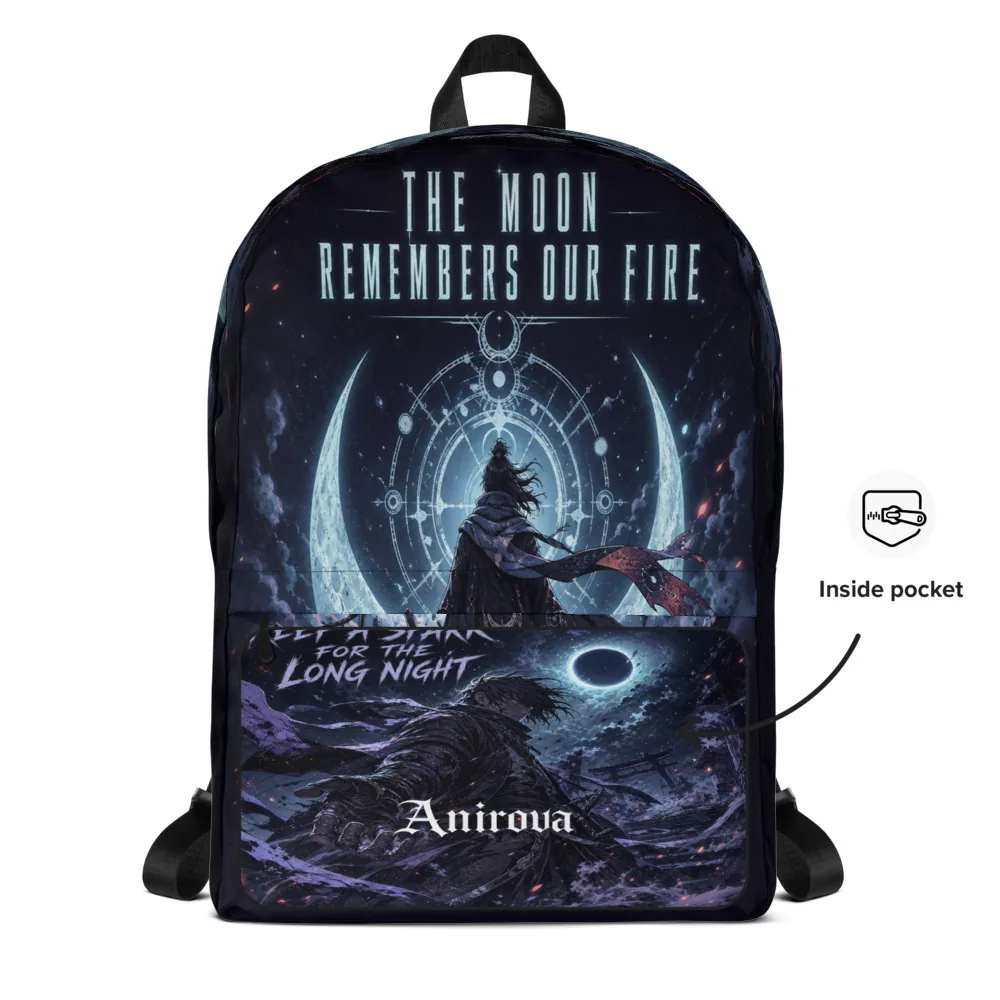 Anirova Moonlit Ronin — All-Over Backpack — Ansicht 4