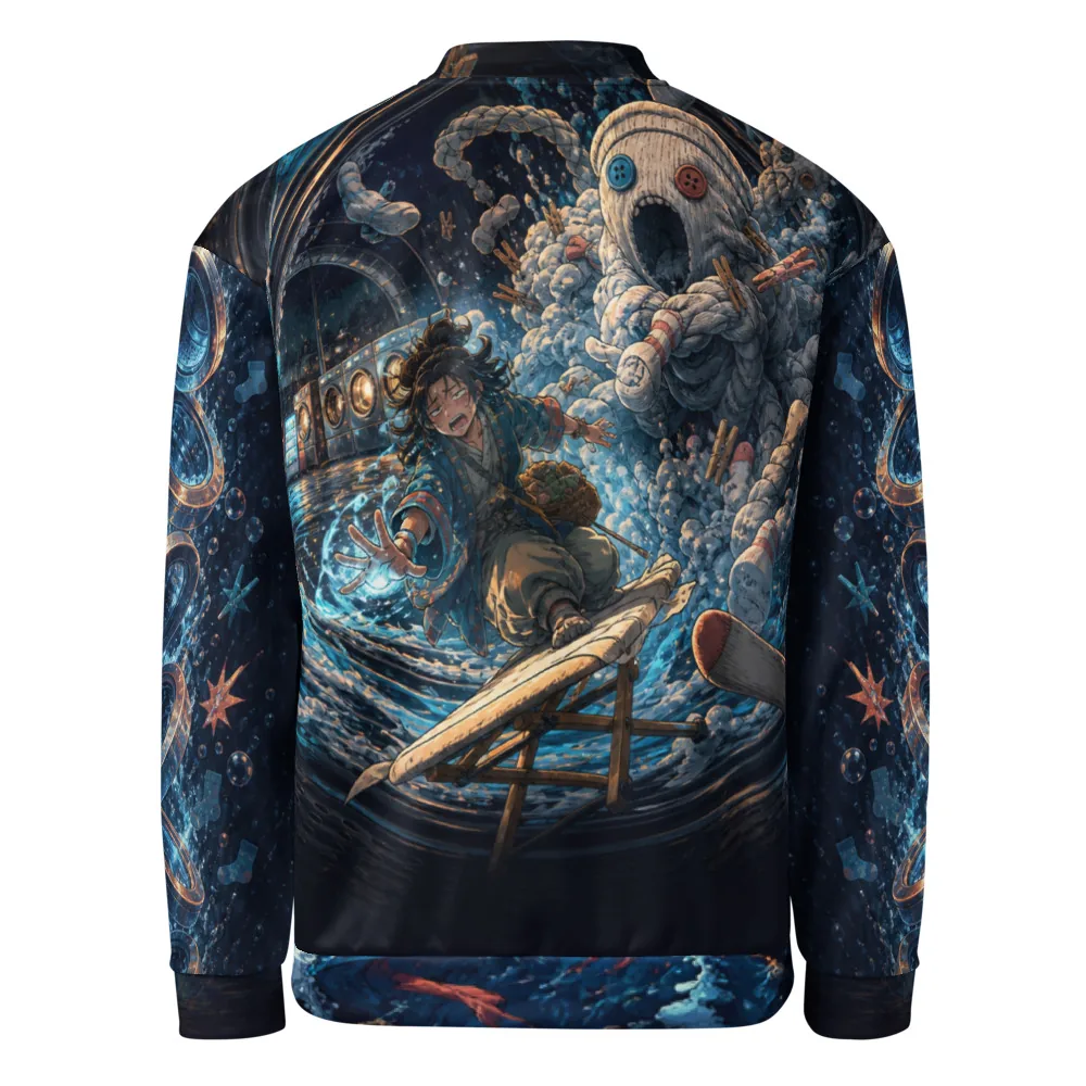 Anirova Laundry Kaiju Cycle — All-Over Bomber Jacket — Ansicht 3