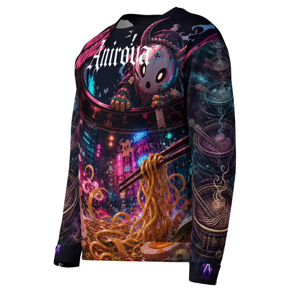Anirova Sidequest Ramen — Recycled All-Over Sweatshirt — Ansicht 3