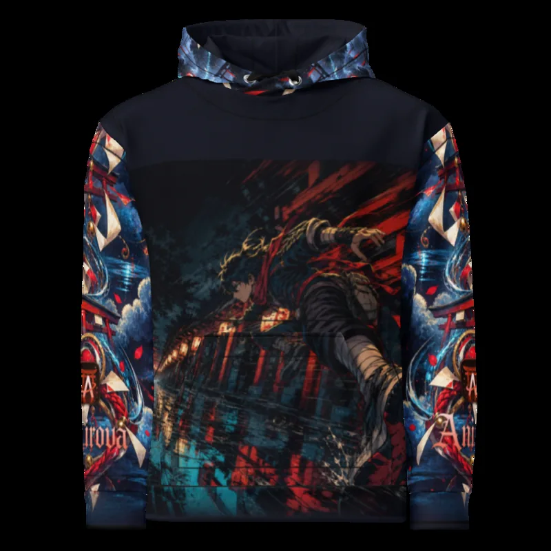 Anirova Torii Velocity — All-Over Print Hoodie