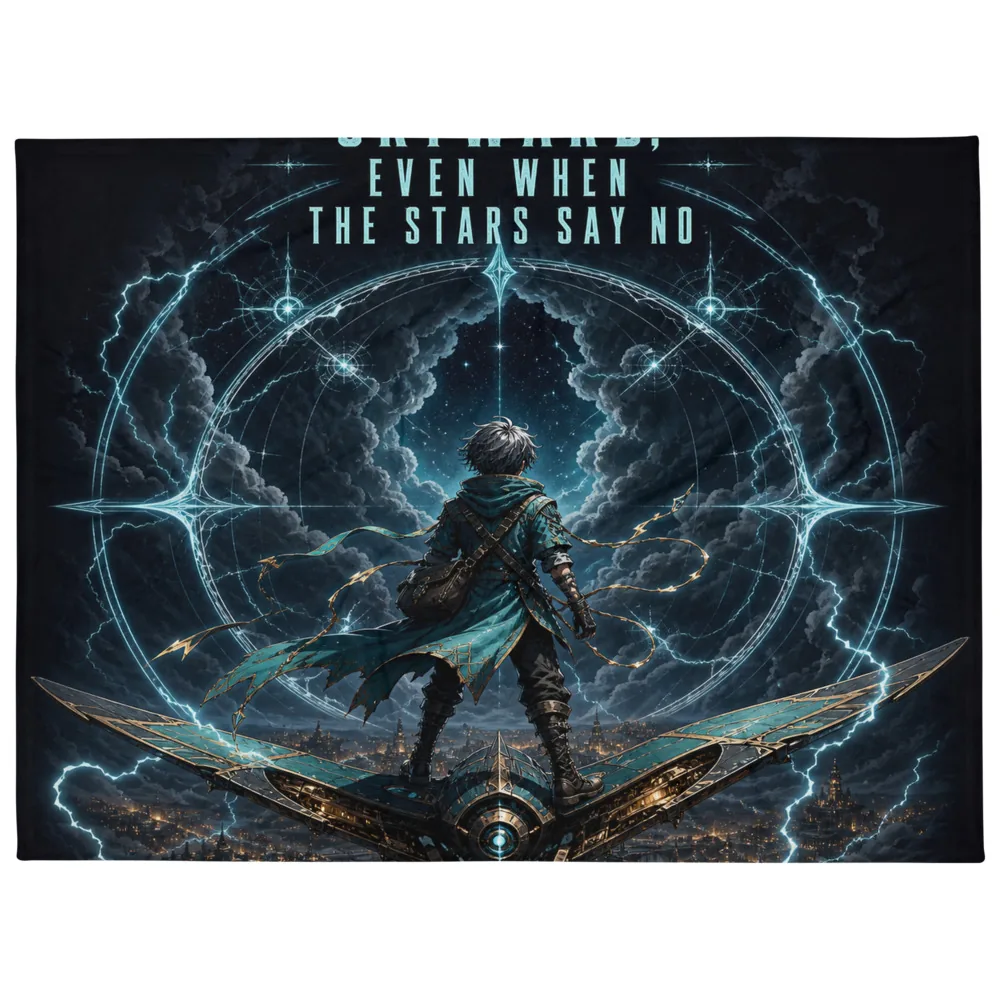 Anirova Stormbound Courier — Throw Blanket