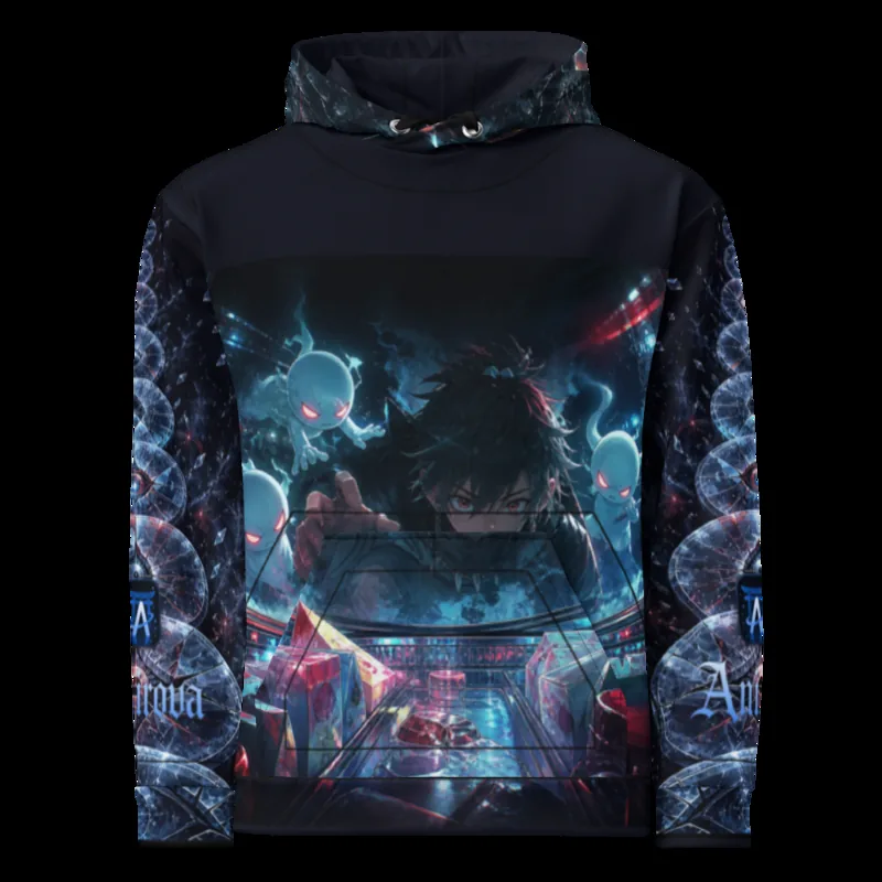 Anirova Mirror Snack Jutsu — All-Over Print Hoodie