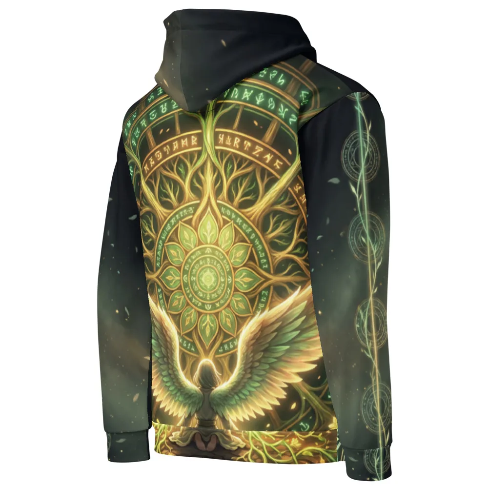 Anirova Heilung — All-Over Print Hoodie — Ansicht 3