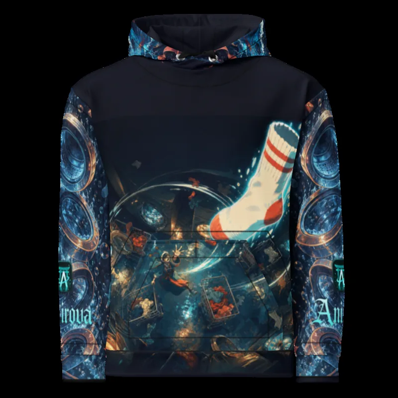 Anirova Laundry Kaiju Cycle — All-Over Print Hoodie