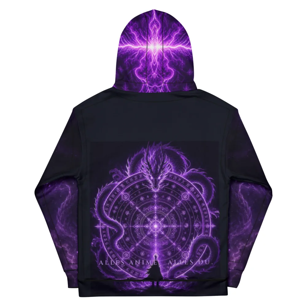 Anirova Astral Drache — All-Over Print Hoodie — Ansicht 2