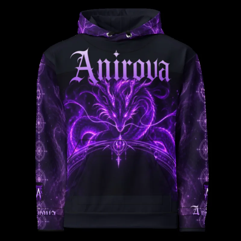 Anirova Astral Drache — All-Over Print Hoodie