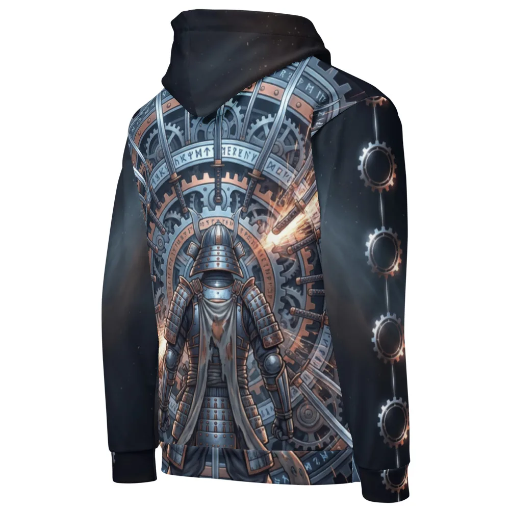 Anirova Metall — All-Over Print Hoodie — Ansicht 3