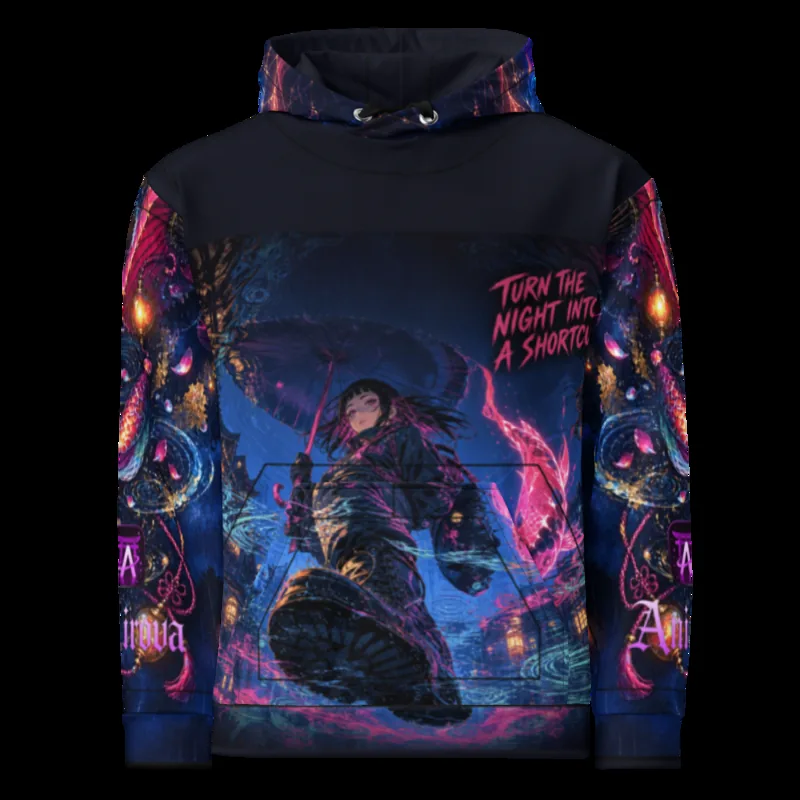 Anirova Koi Parallax — All-Over Print Hoodie