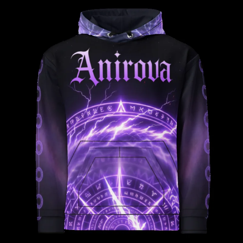 Anirova Blitz — All-Over Print Hoodie