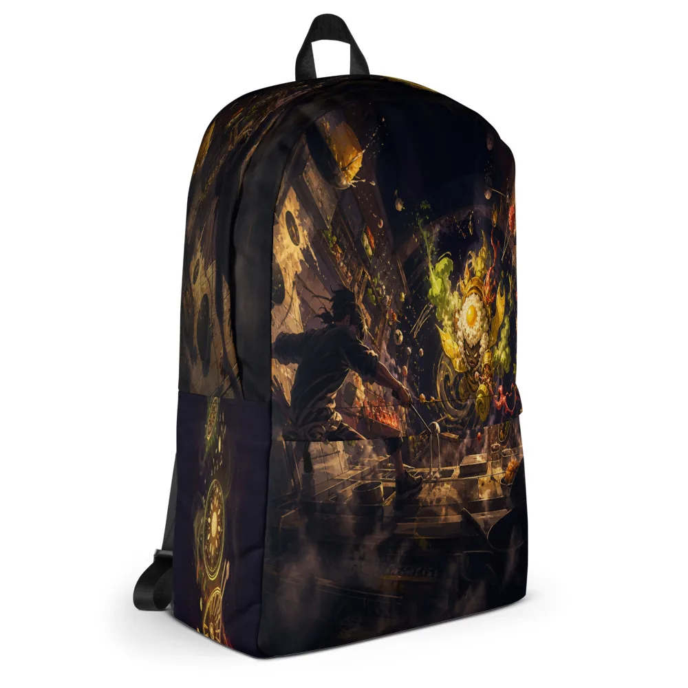Anirova Midnight Bento Boss — All-Over Backpack — Ansicht 3