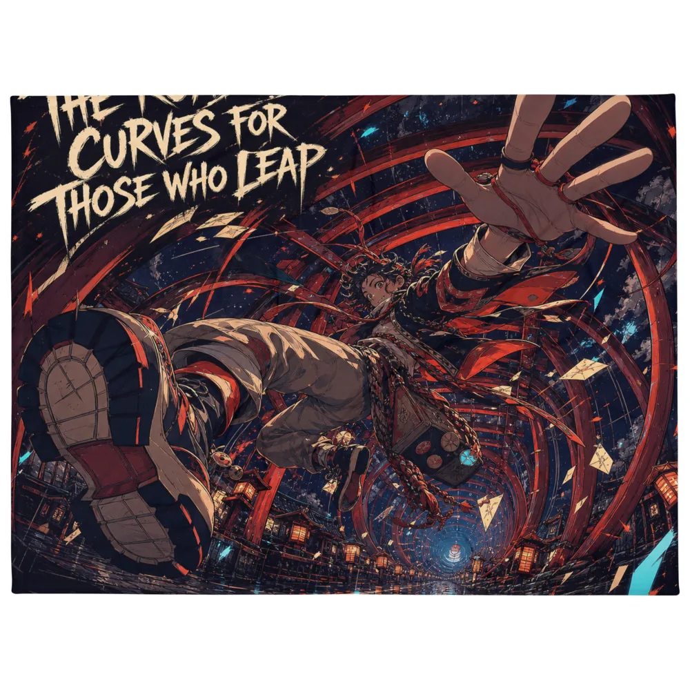 Anirova Torii Velocity — Throw Blanket