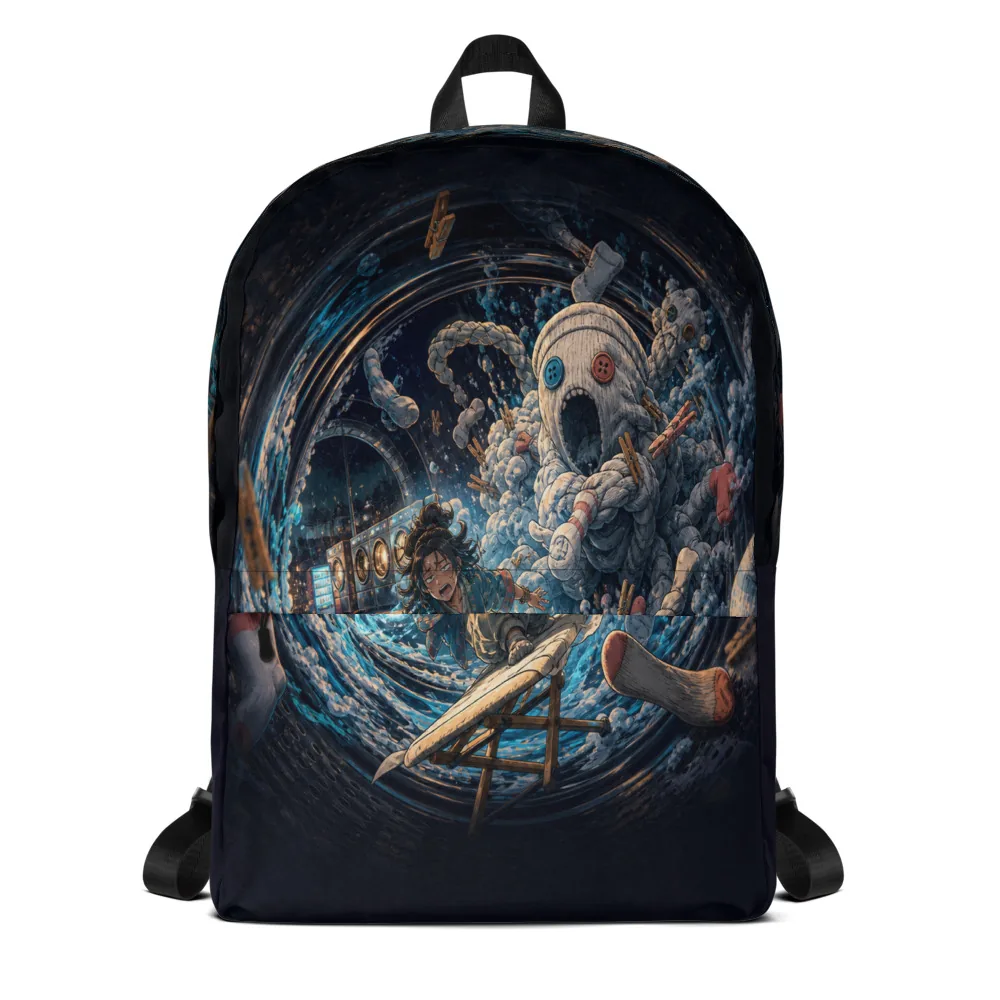 Anirova Laundry Kaiju Cycle — All-Over Backpack