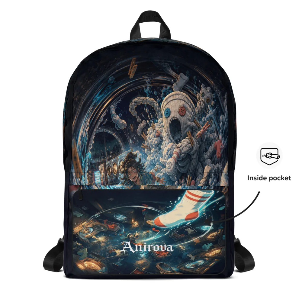 Anirova Laundry Kaiju Cycle — All-Over Backpack — Ansicht 4