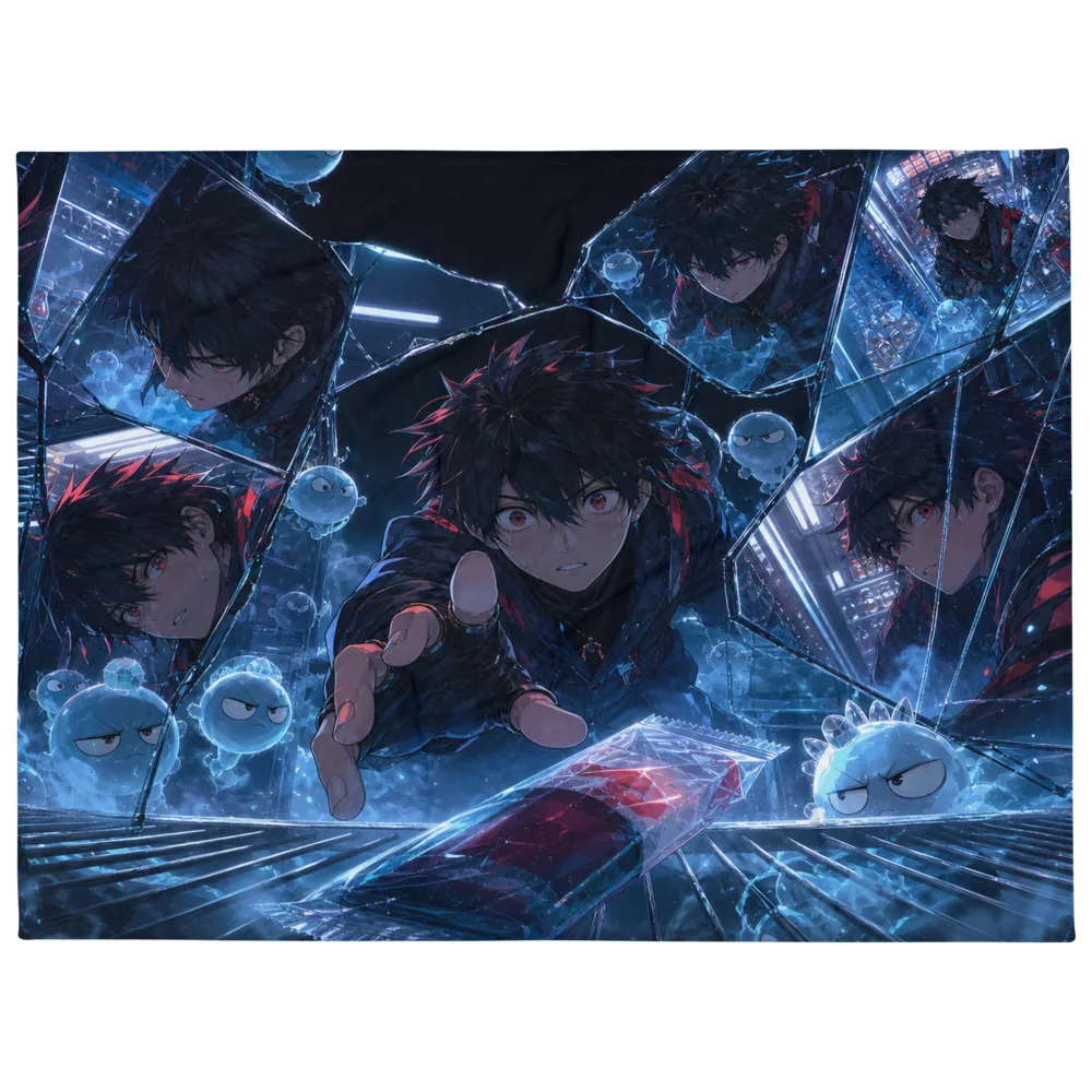 Anirova Mirror Snack Jutsu — Throw Blanket