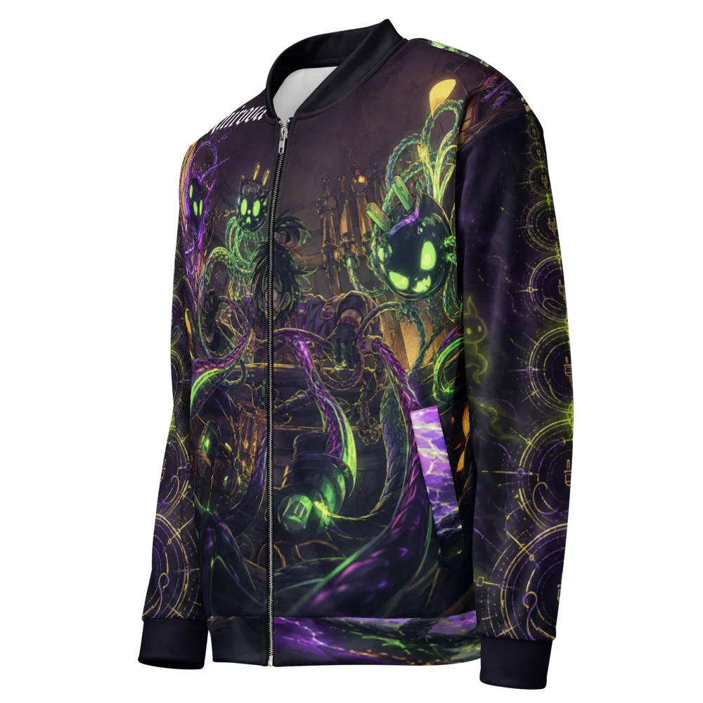 Anirova Summon Tech Support — All-Over Bomber Jacket — Ansicht 2