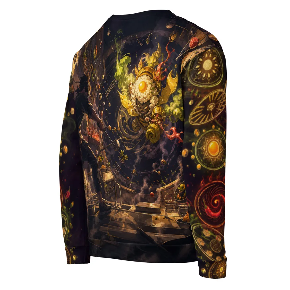 Anirova Midnight Bento Boss — Recycled All-Over Sweatshirt — Ansicht 4