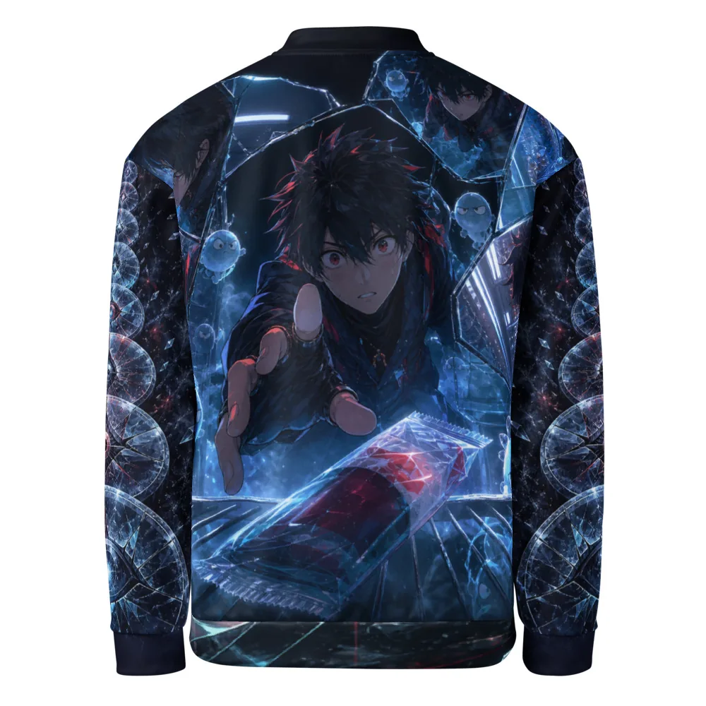 Anirova Mirror Snack Jutsu — All-Over Bomber Jacket — Ansicht 3